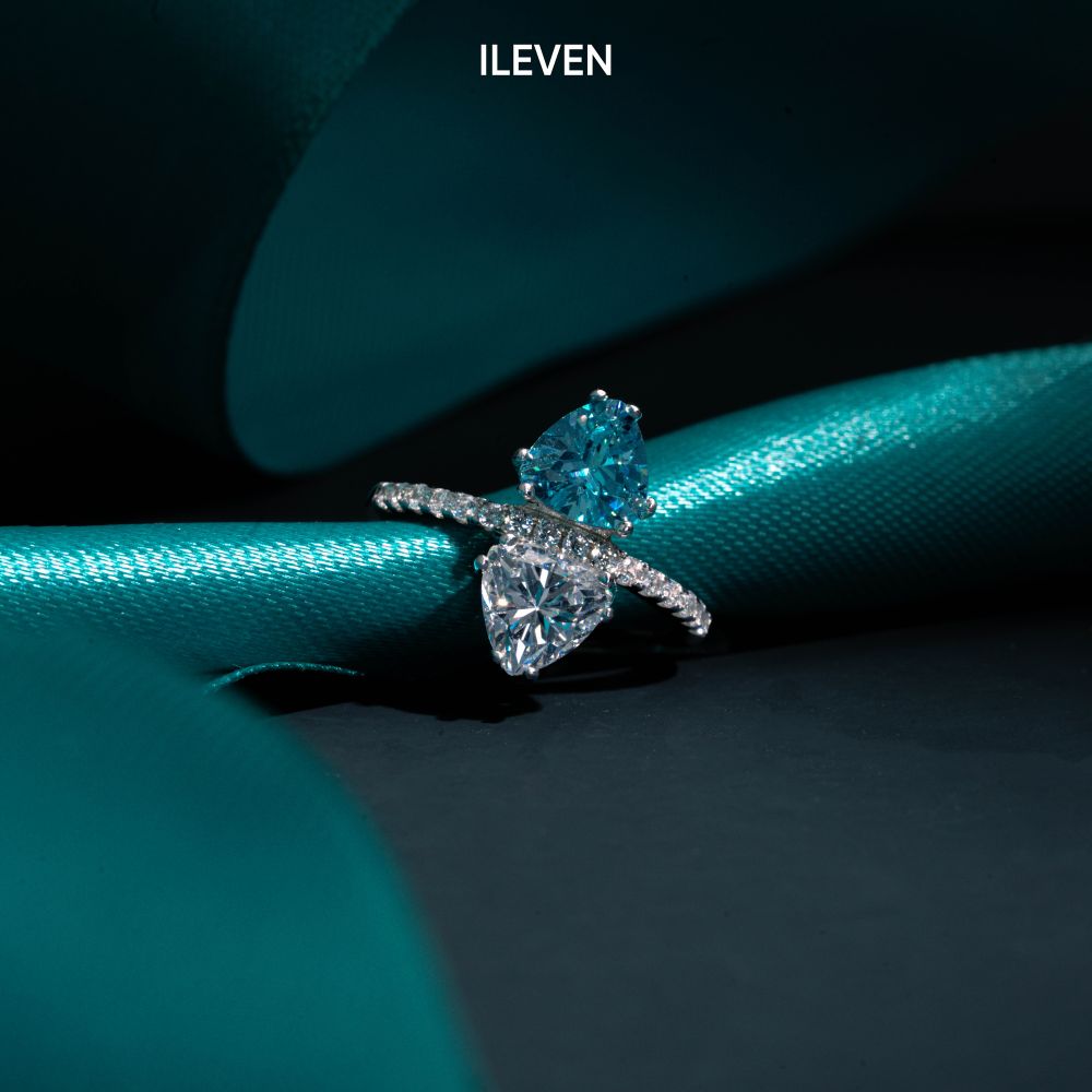 DUALITY BLUE RING - CRAFTED IN STERLING SILVER
