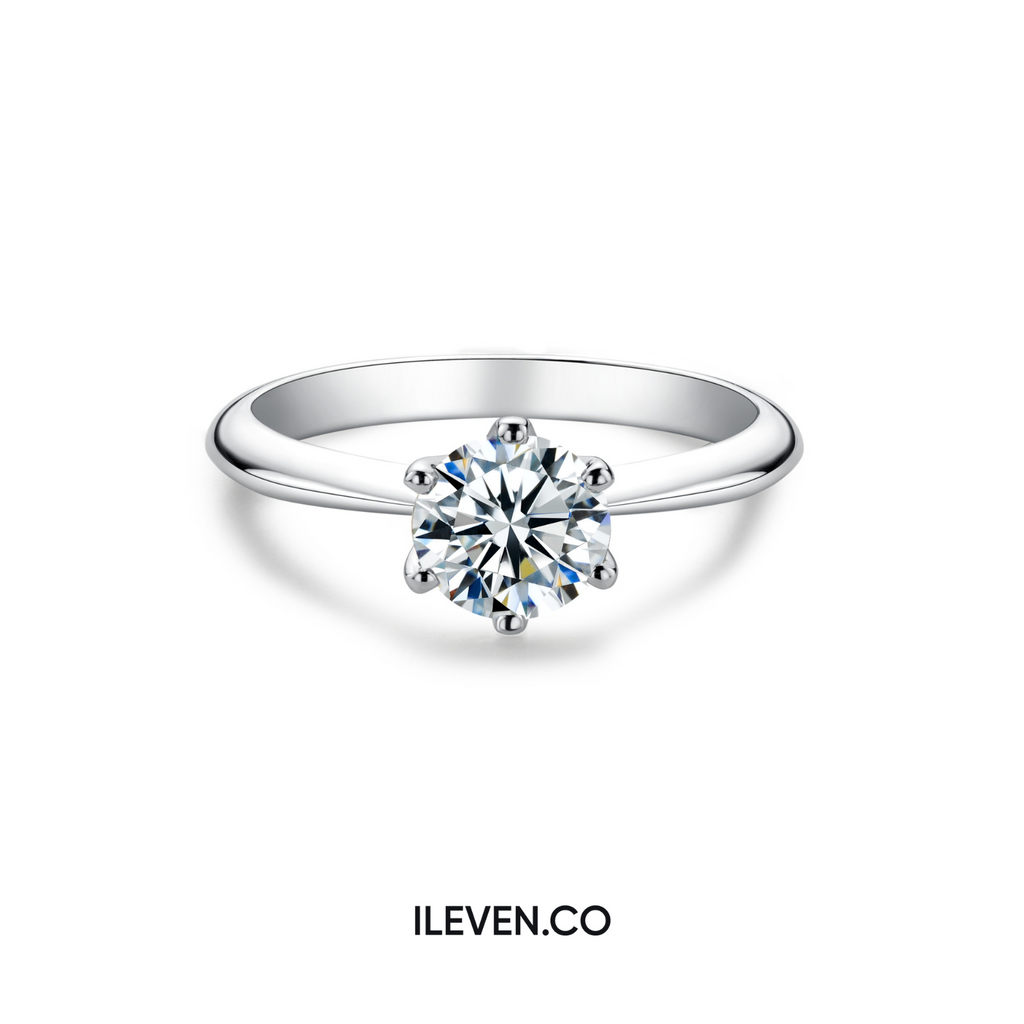 NHẪN SÁU CHÌM VĨNH CỬU – ĐƯỢC CHẾ TẠO BẠC STERLING VỚI ETERNAGOLD™