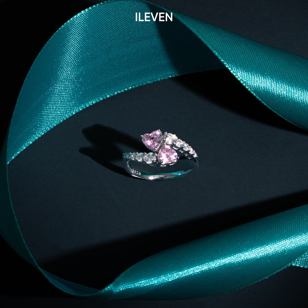ROMANCE DOU RING – CRAFTED IN STERLING SILVER