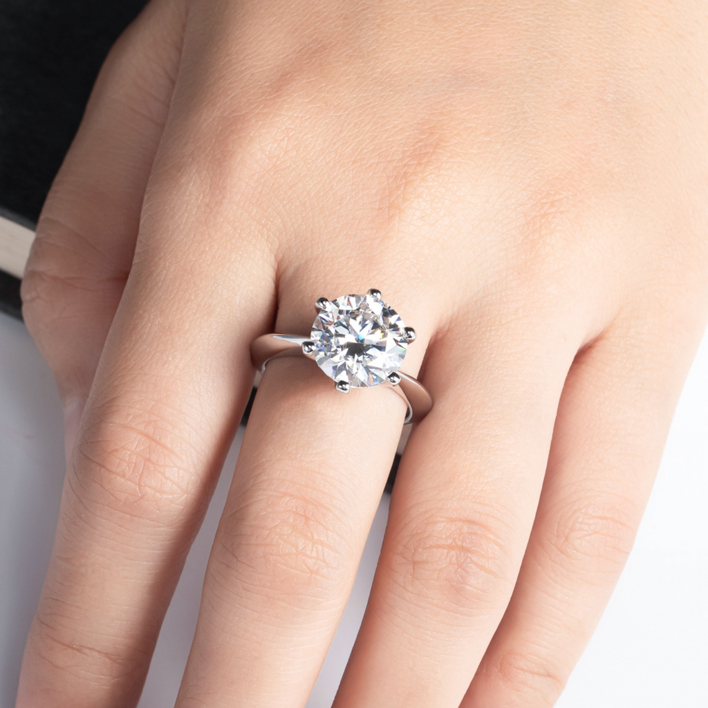 NHẪN SÁU CHÌM VĨNH CỬU – ĐƯỢC CHẾ TẠO BẠC STERLING VỚI ETERNAGOLD™