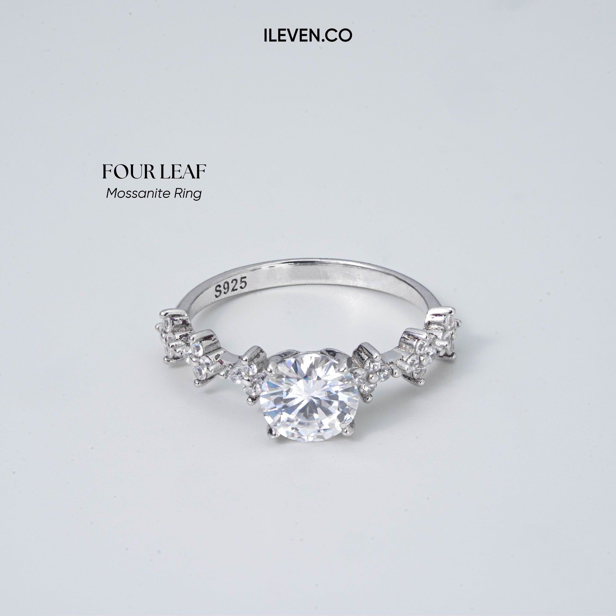 FOUR LEAF RING – CRAFTED IN STERLING SILVER