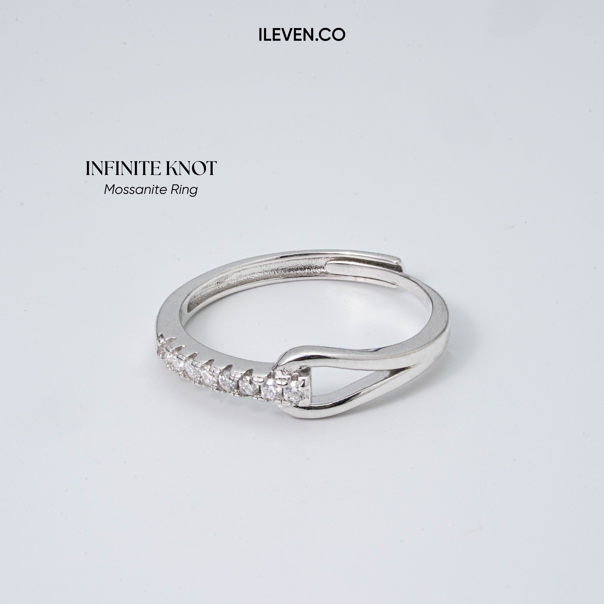 INFINITE KNOT RING – CRAFTED IN STERLING SILVER