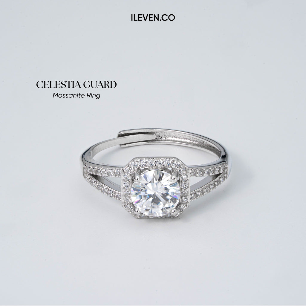 CELESTIA GUARD RING – CRAFTED IN STERLING SILVER