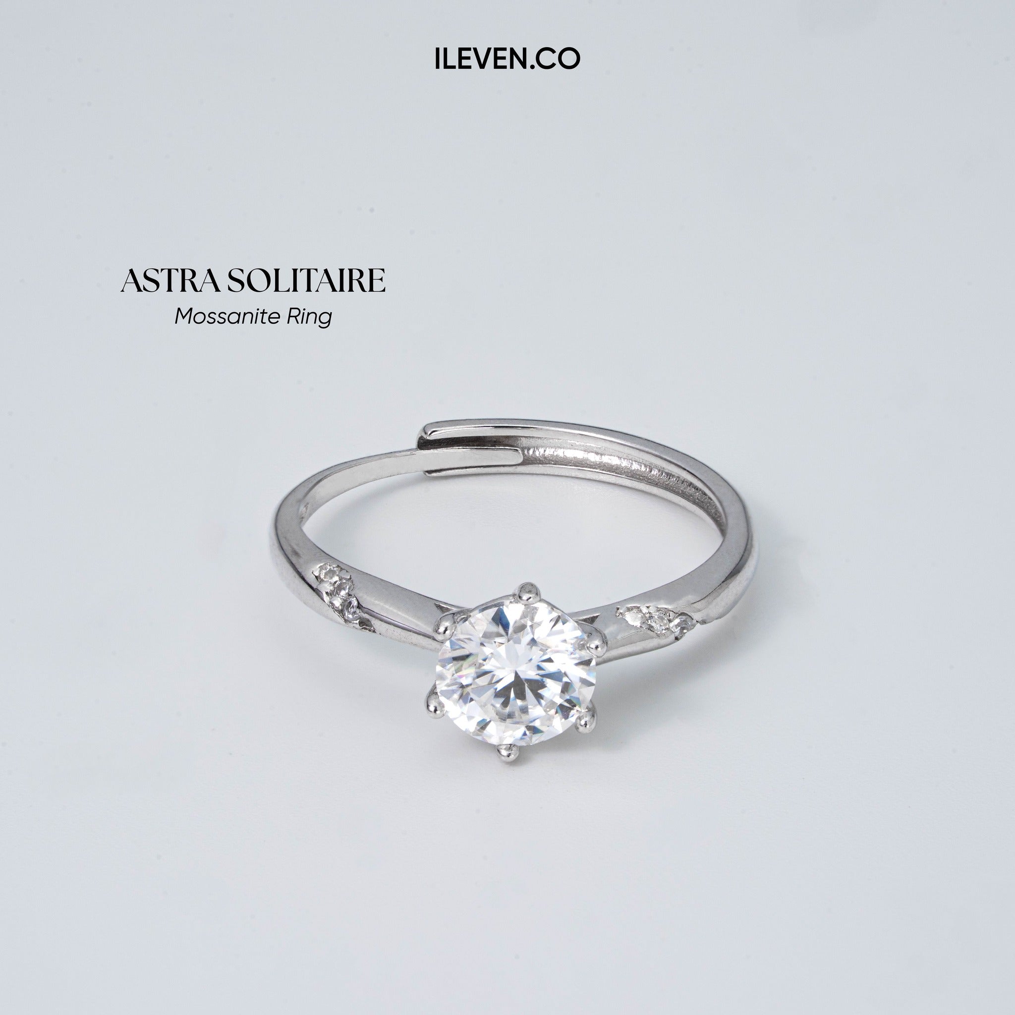 ASTRA SOLITAIRE RING – CRAFTED IN STERLING SILVER
