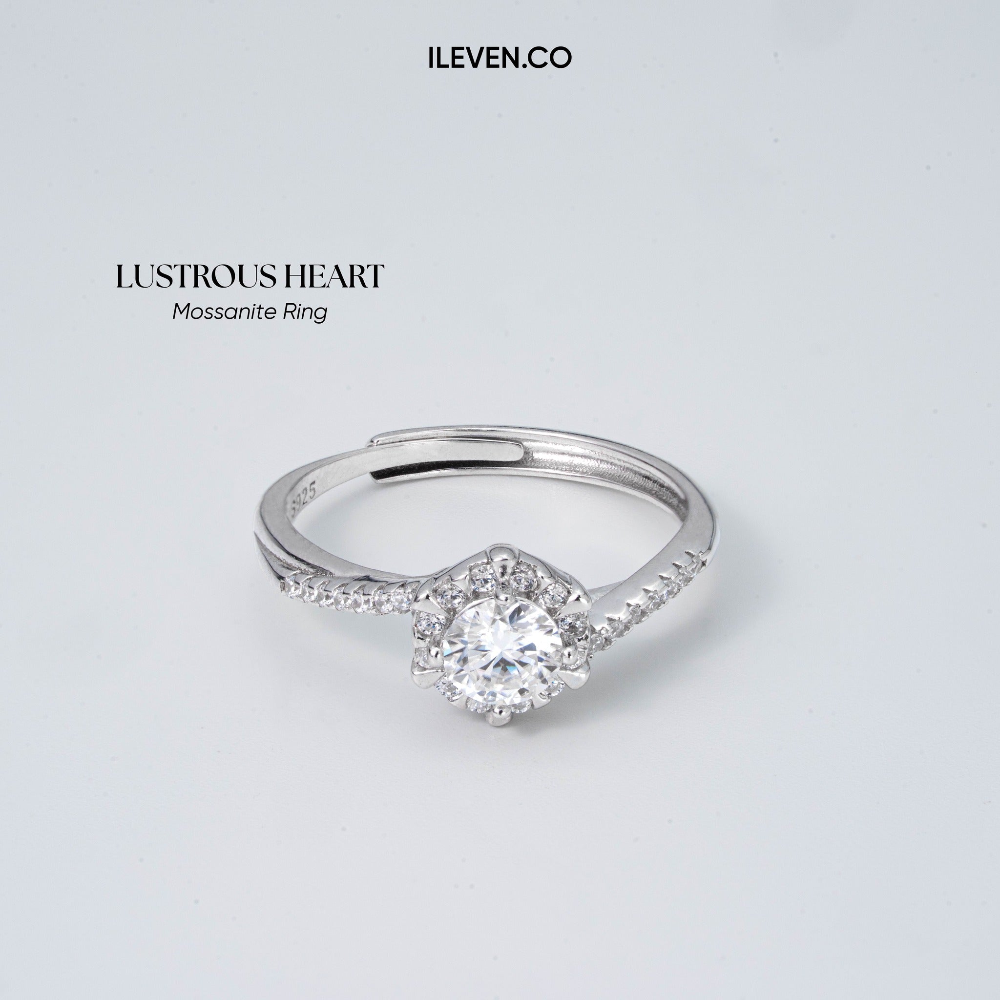 LUSTROUS HEART RING – CRAFTED IN STERLING SILVER