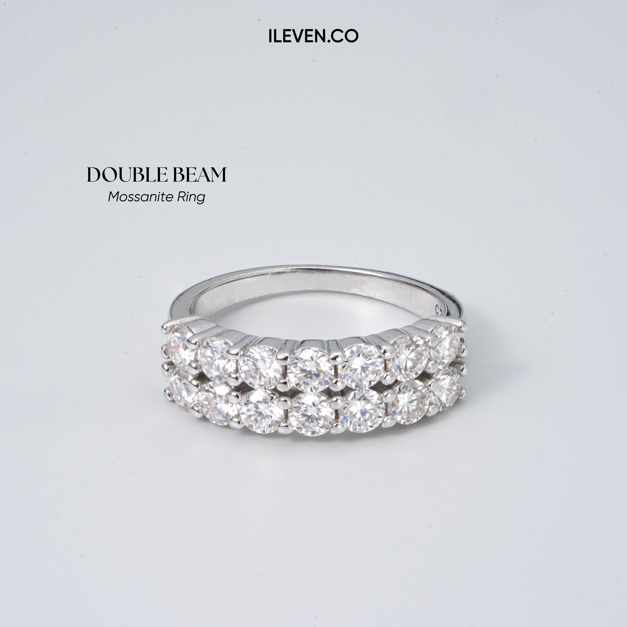DOUBLE BEAM RING – CRAFTED IN STERLING SILVER