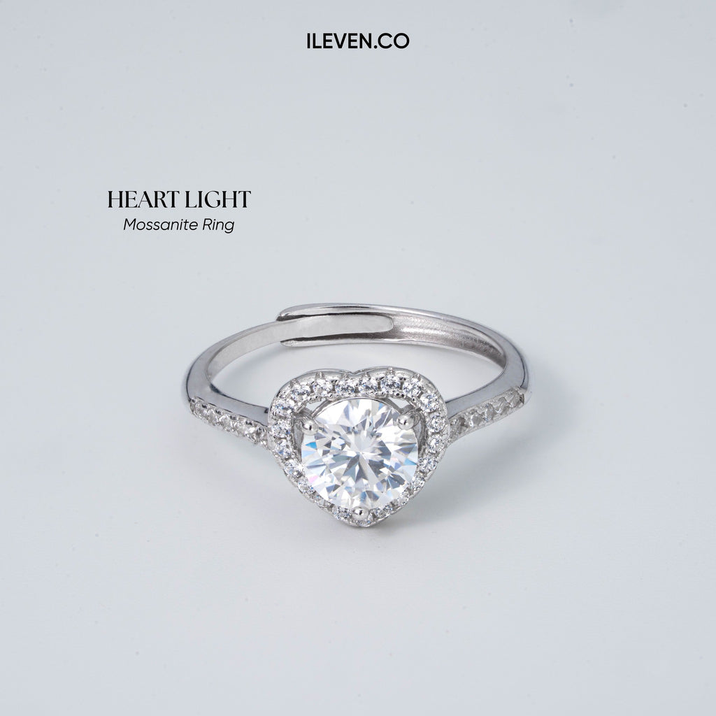 HEART LIGHT RING – CRAFTED IN STERLING SILVER