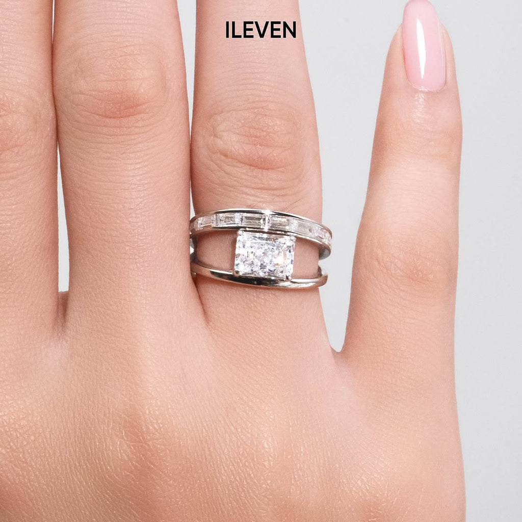 NHẪN CẮT DÂY CHUYỀN MÃI MÃI – ĐƯỢC CHẾ TẠO BẠC STERLING VỚI TRIPLESHIELD™