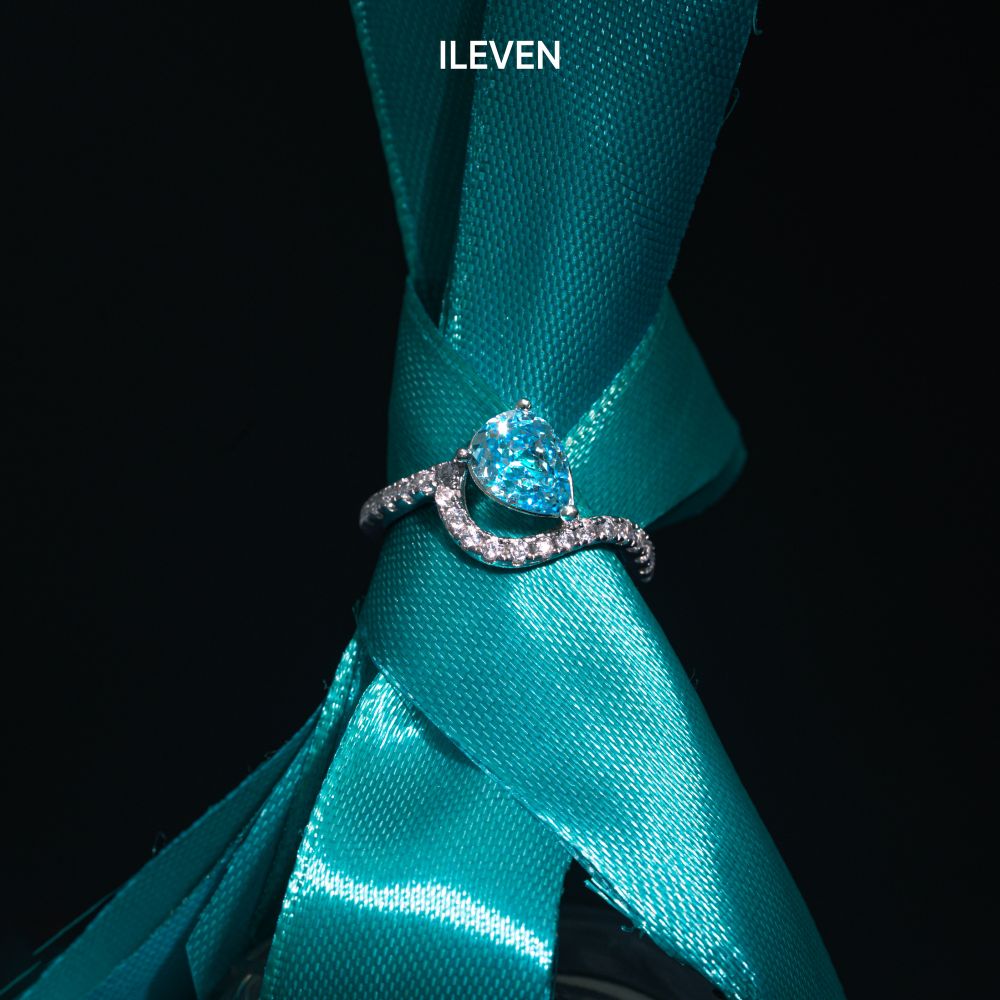 OCEAN DROP RING – CRAFTED IN STERLING SILVER