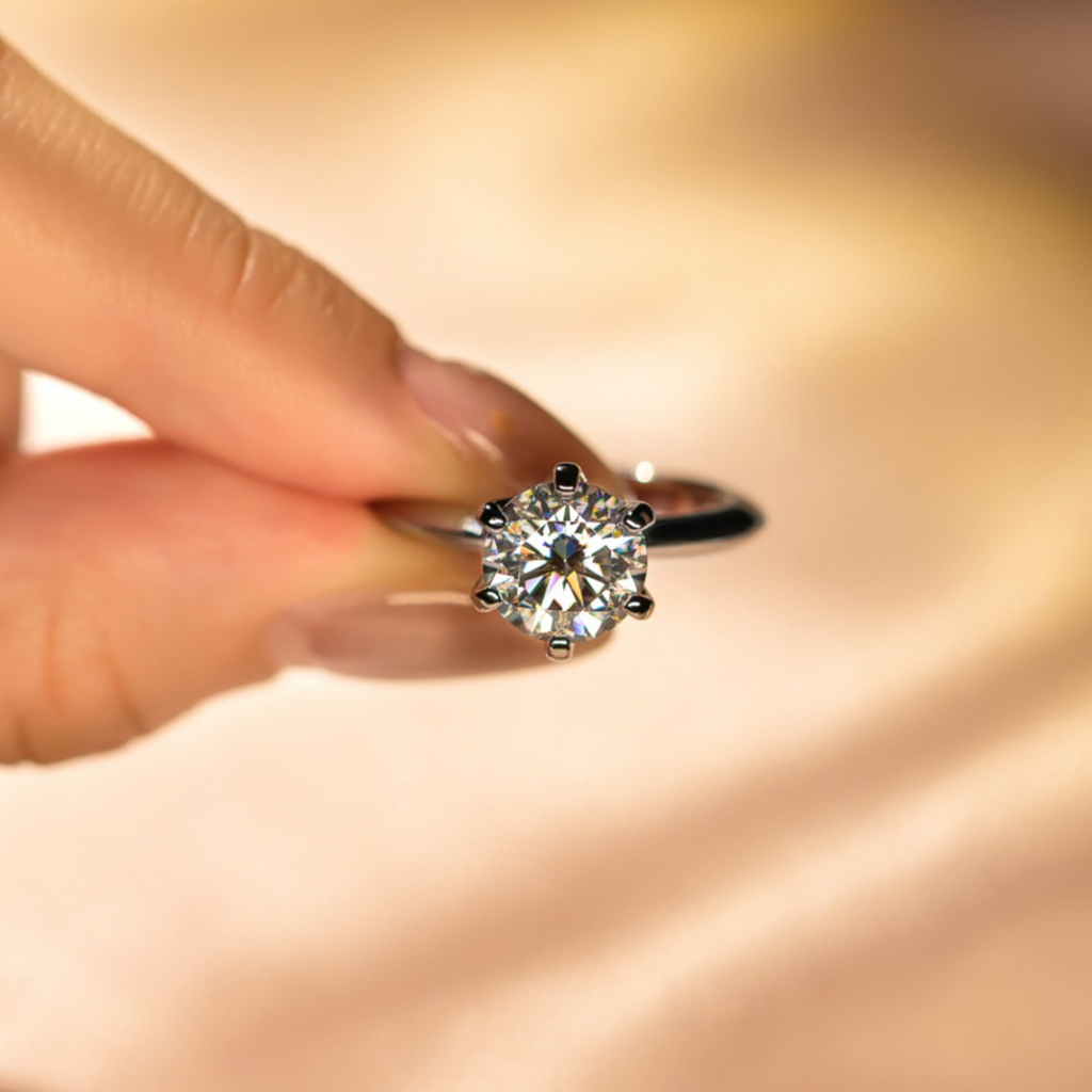 NHẪN SÁU CHÌM VĨNH CỬU – ĐƯỢC CHẾ TẠO BẠC STERLING VỚI ETERNAGOLD™