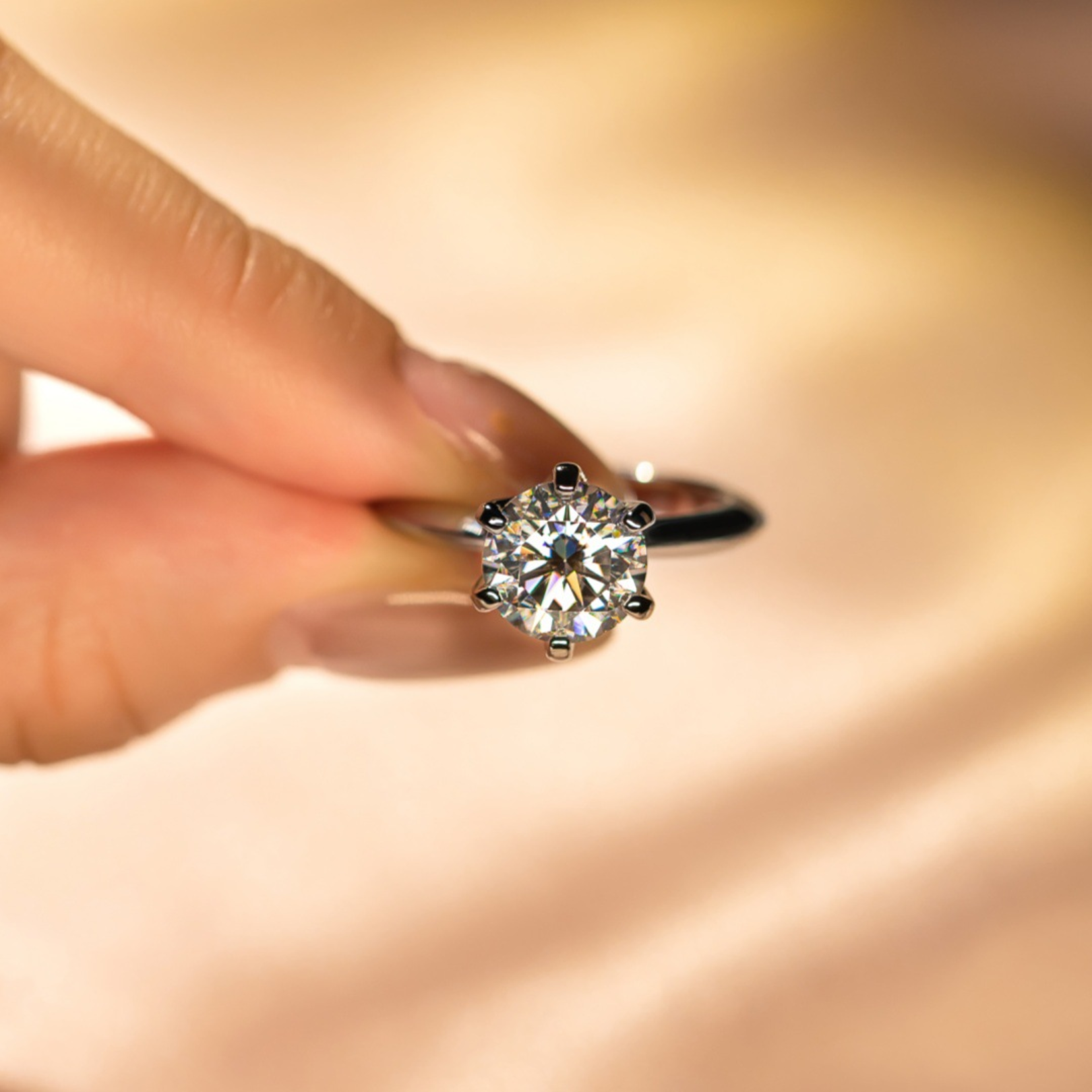 NHẪN SÁU CHÌM VĨNH CỬU – ĐƯỢC CHẾ TẠO BẠC STERLING VỚI ETERNAGOLD™