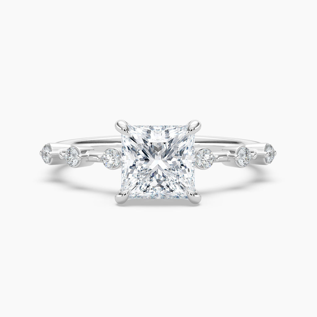 ROYAL PRINCESS CUT RING – CRAFTED IN STERLING SILVER