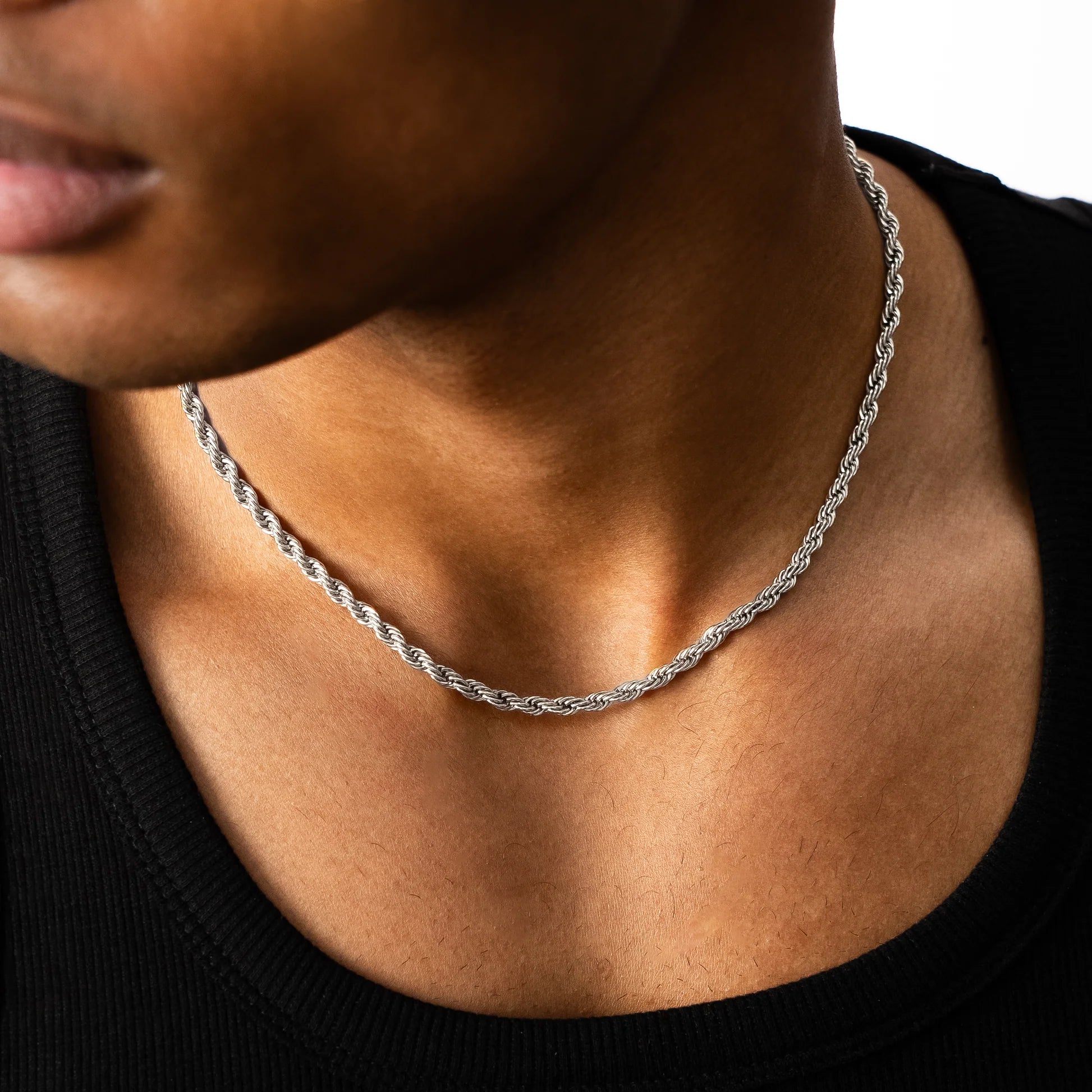 ROPE CHAIN 3.3MM – CRAFTED IN STERLING SILVER