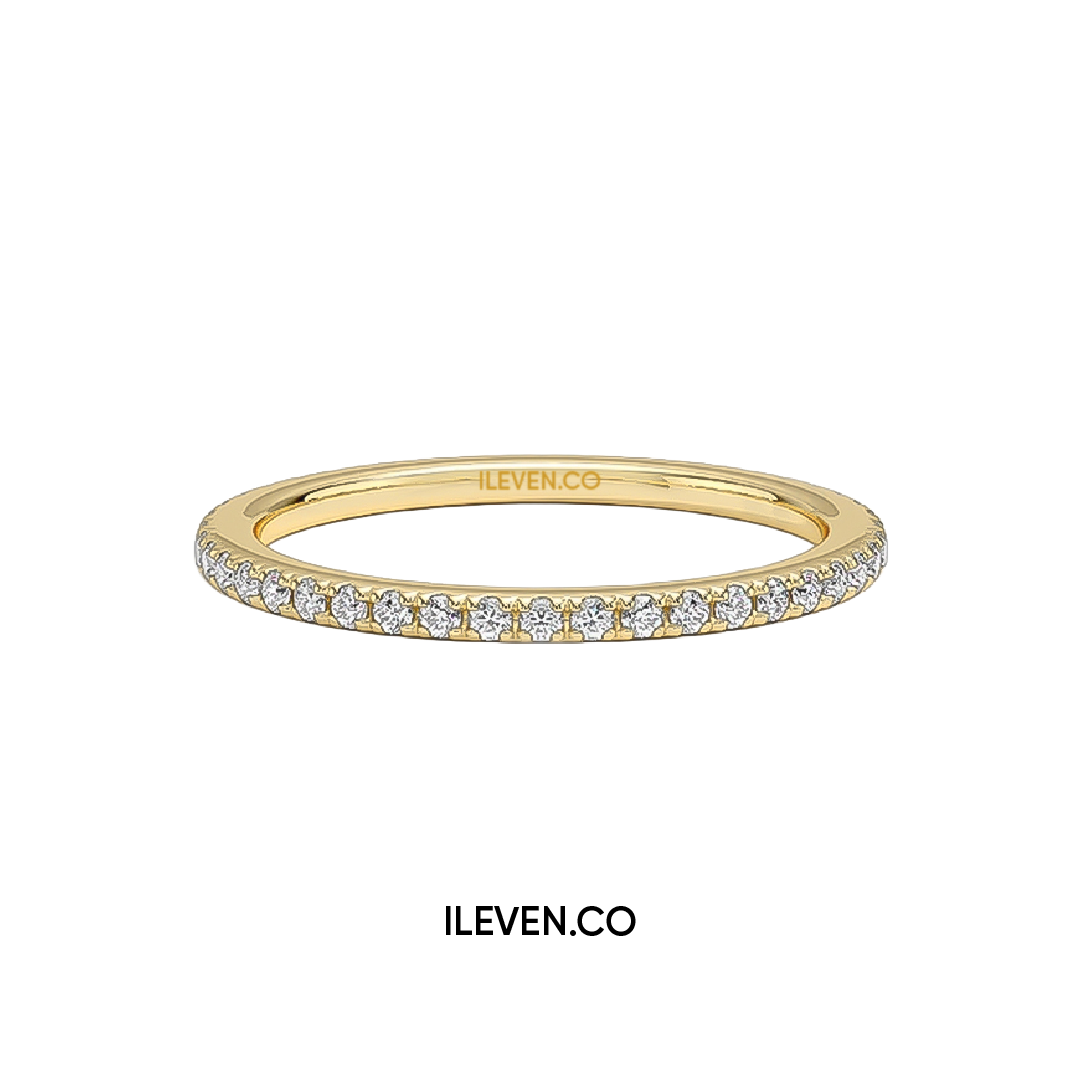 FULL HALOETRNITY RING – CRAFTED IN STERLING SILVER WITH ETERNAGOLD™