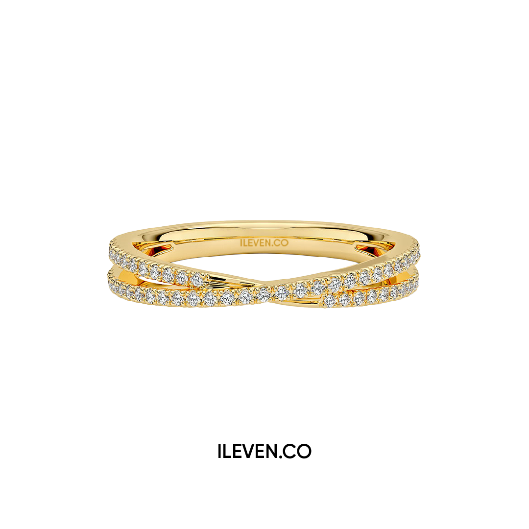 WAVE LAYERS BAND RING – CRAFTED IN STERLING SILVER WITH ETERNAGOLD™