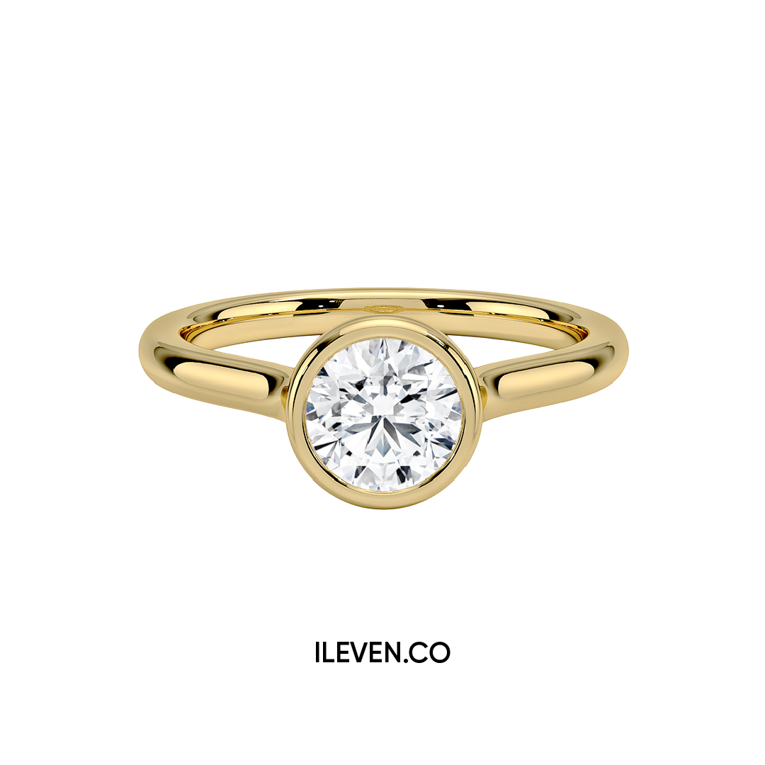 AURA ROUND RING – CRAFTED IN STERLING SILVER WITH ETERNAGOLD™