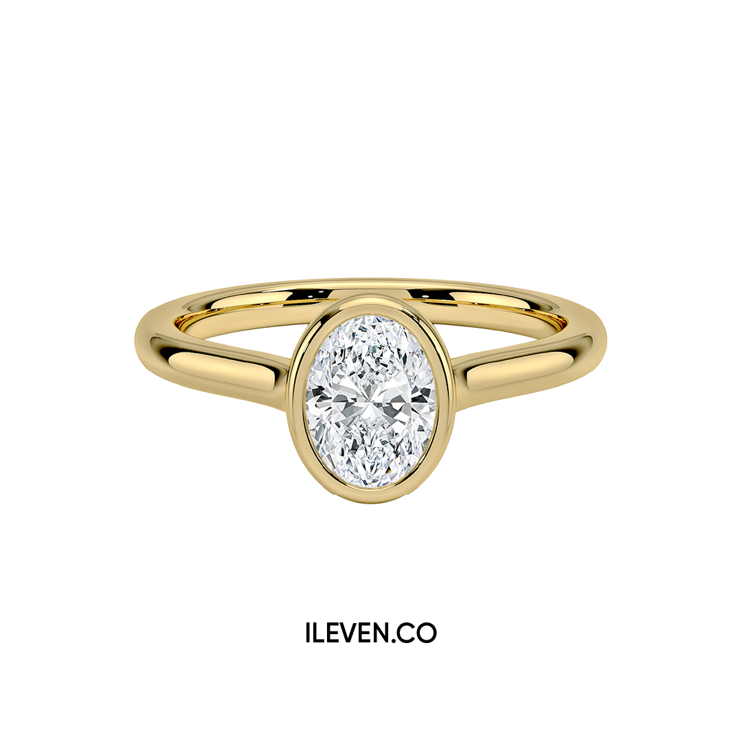 OVAL SILENCE RING – CRAFTED IN STERLING SILVER WITH ETERNAGOLD™