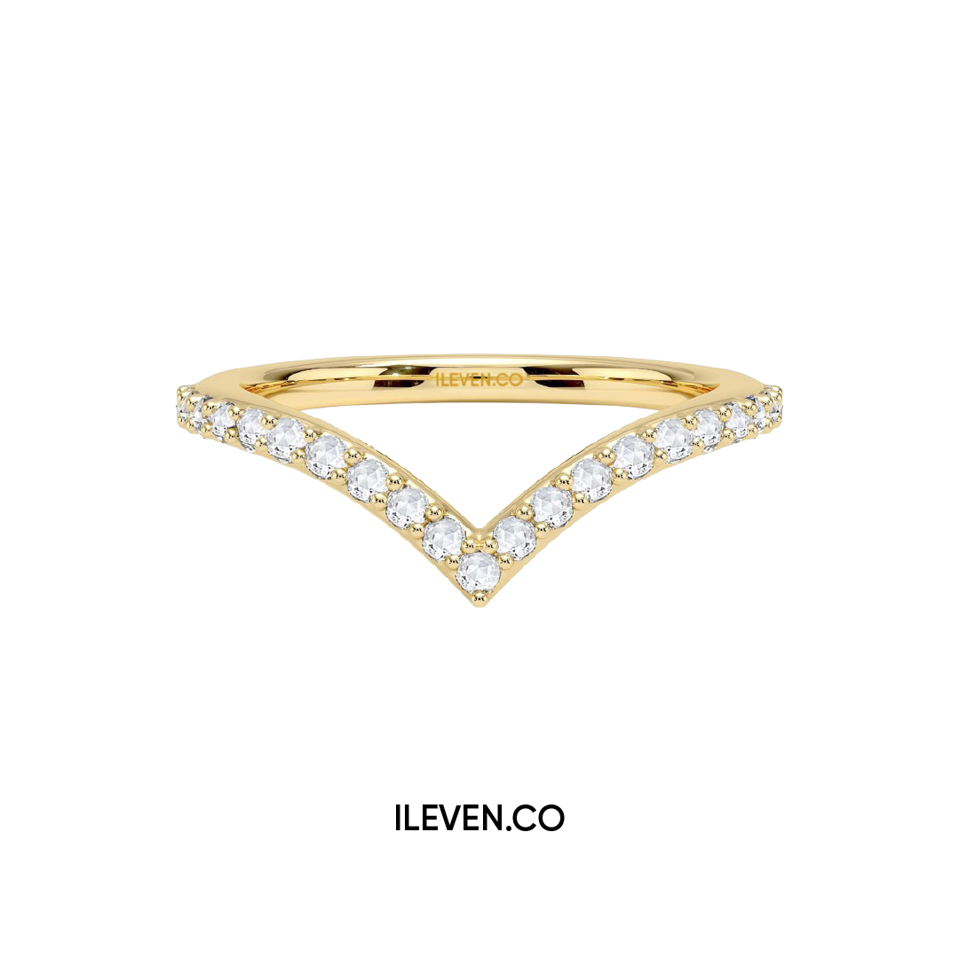 V-LIGHT BBAND RING – CRAFTED IN STERLING SILVER WITH ETERNAGOLD™