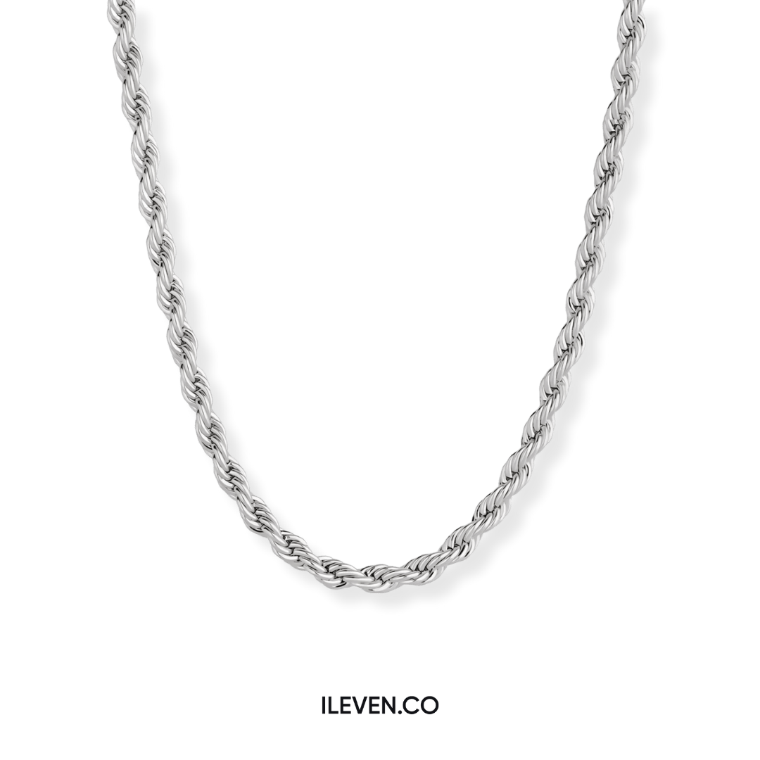 ROPE CHAIN 3.3MM – CRAFTED IN STERLING SILVER