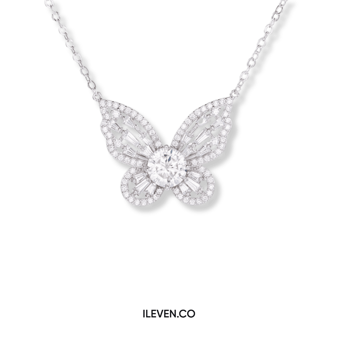CELESTIA BUTTERFLY NECKLACE – CRAFTED IN STERLING SILVER