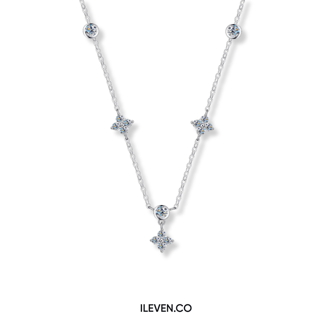 ELEGANCE CLOVER NECKLACE – CRAFTED IN STERLING SILVER