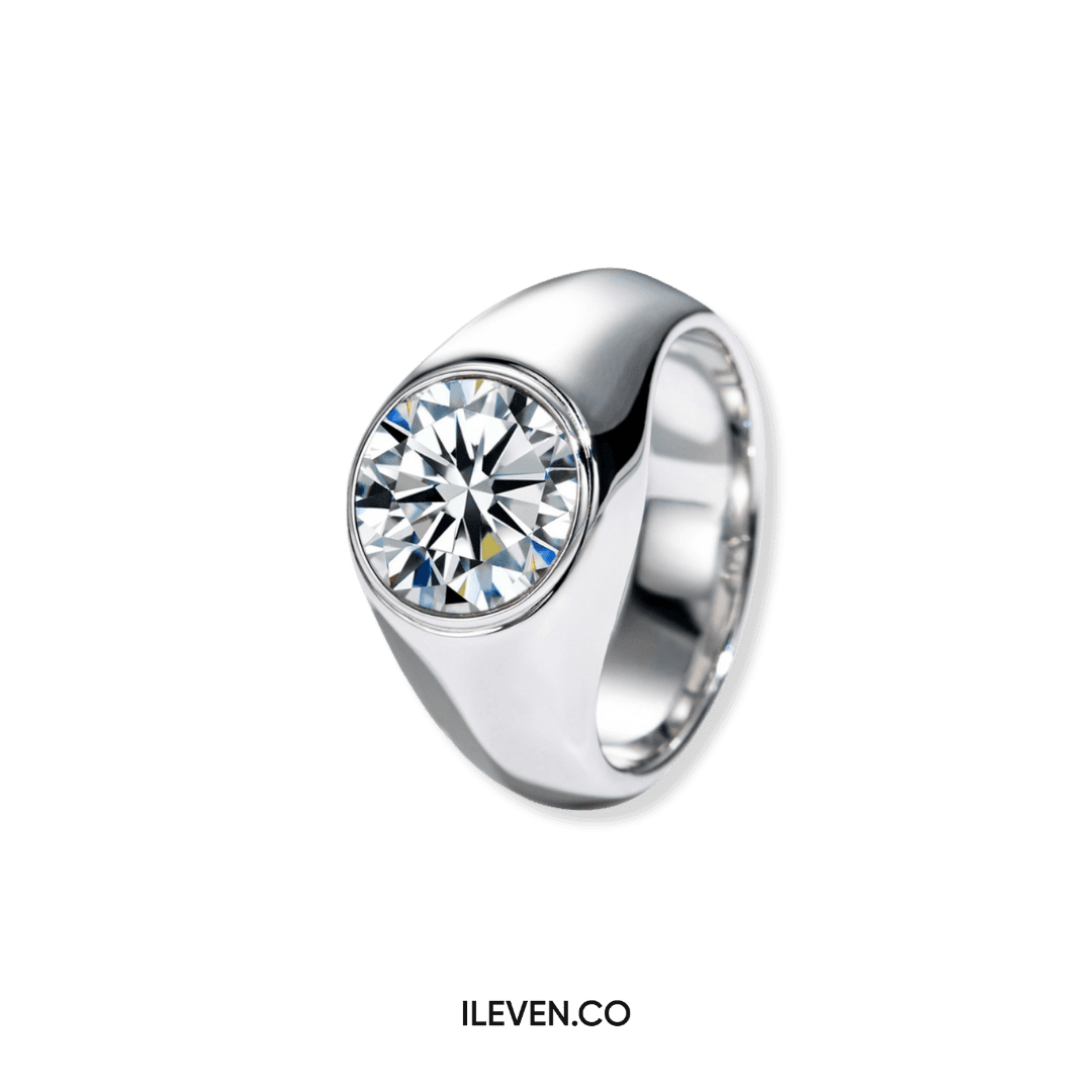 NHẪN AURORA SOLITAIRE – ĐƯỢC CHẾ TẠO BẠC STERLING VỚI ETERNAGOLD™