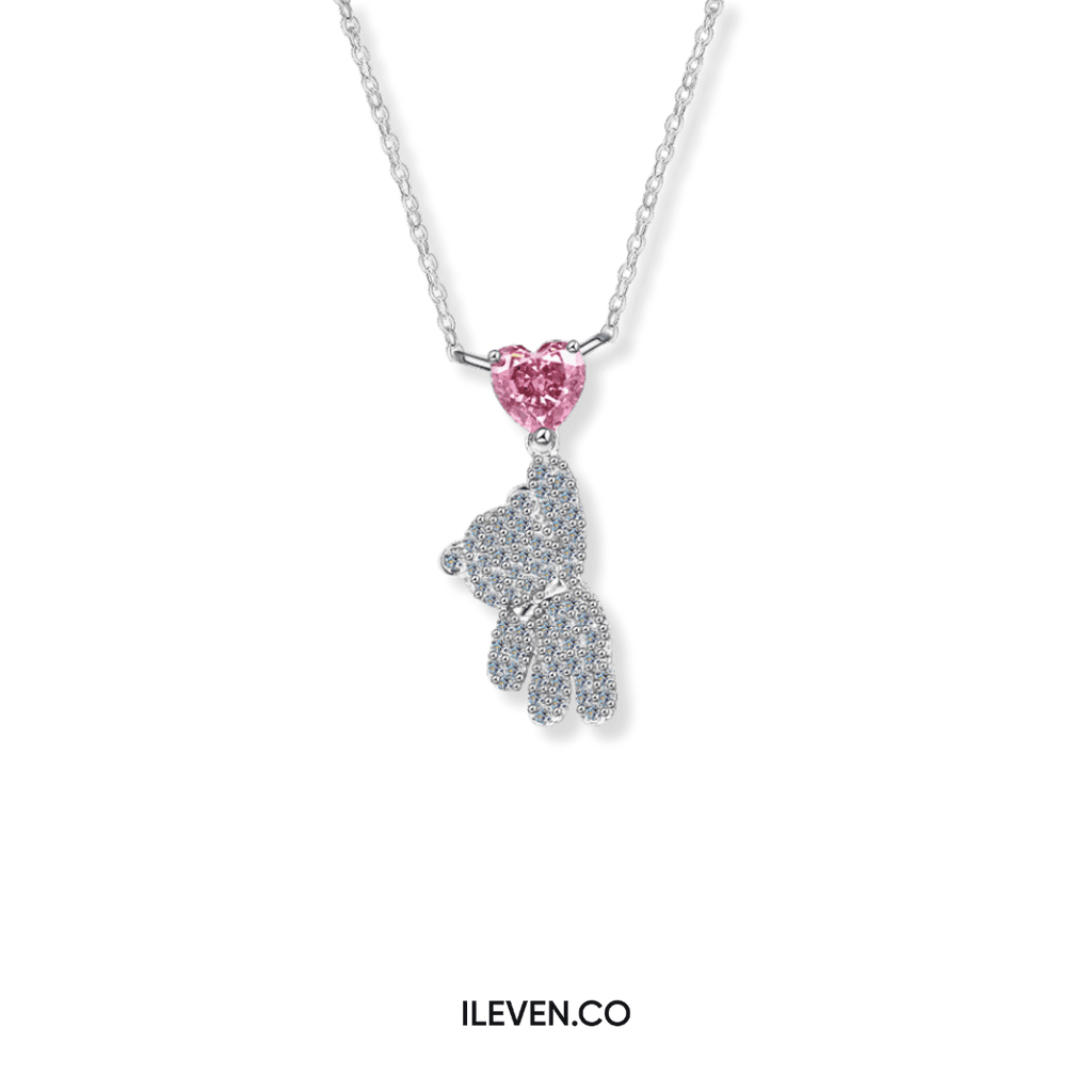 DÂY CHUYỀN TRÁI TIM TEDDY – ĐƯỢC CHẾ TẠO BẰNG BẠC STERLING VỚI TRIPLESHIELD™