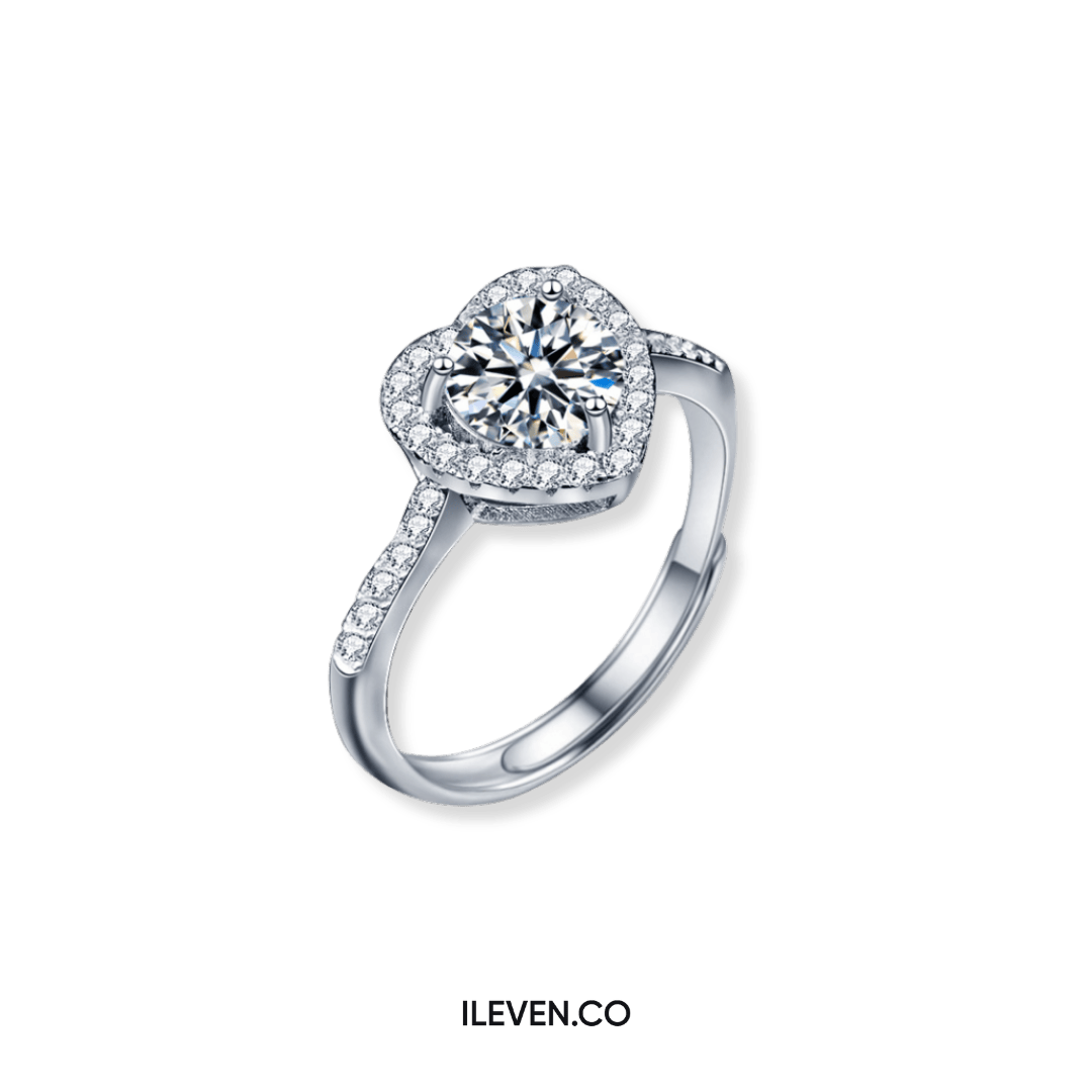 HEART LIGHT RING – CRAFTED IN STERLING SILVER
