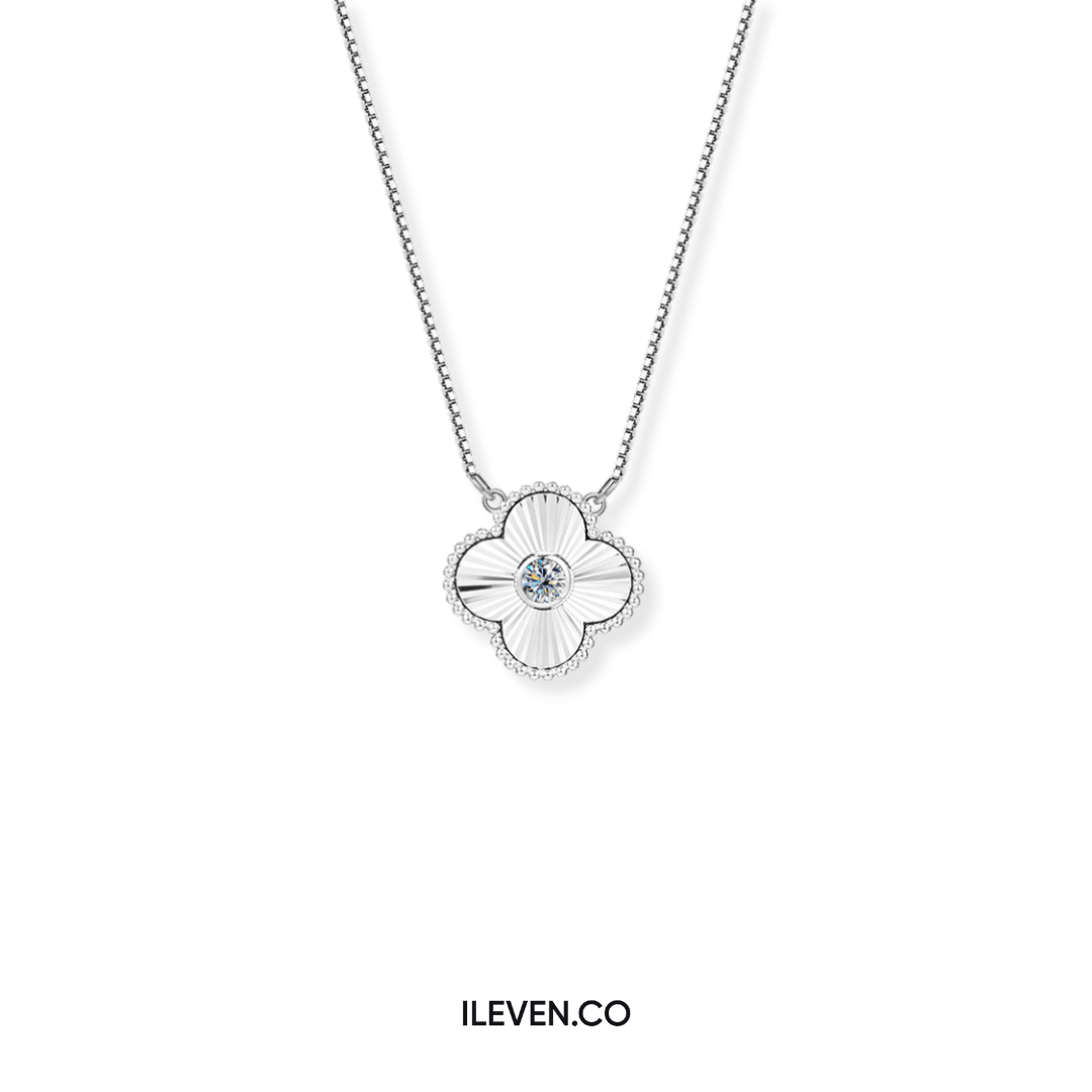 PETAL GRACE NECKLACE – CRAFTED IN STERLING SILVER