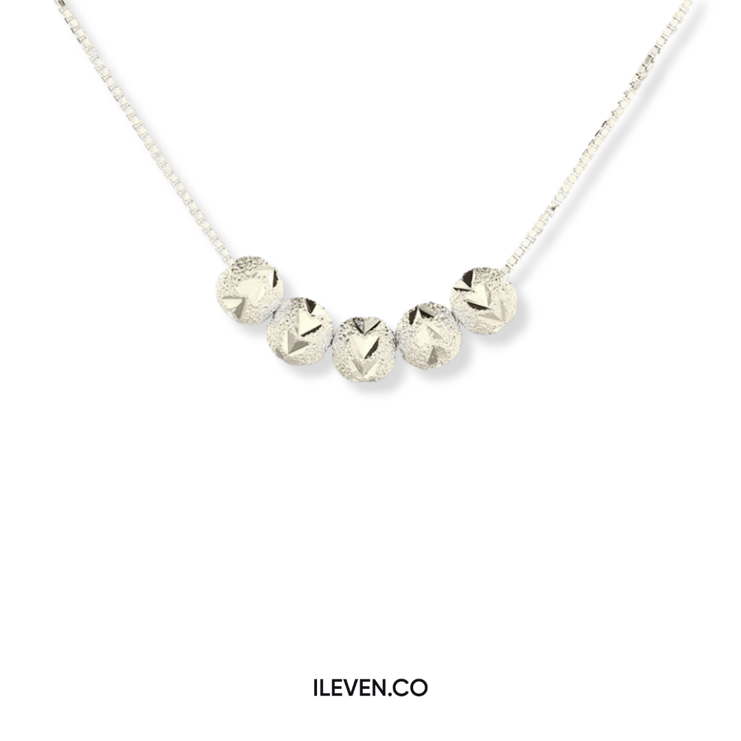 SILVER ORB NECKLACE – CRAFTED IN STERLING SILVER