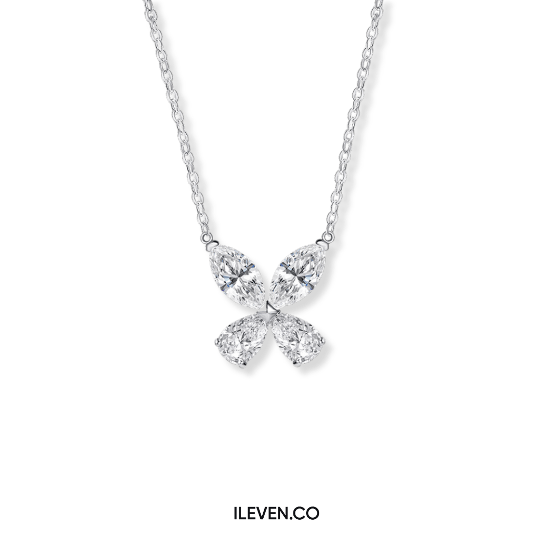 RADIANT BUTTERFLY NECKLACE – CRAFTED IN STERLING SILVER