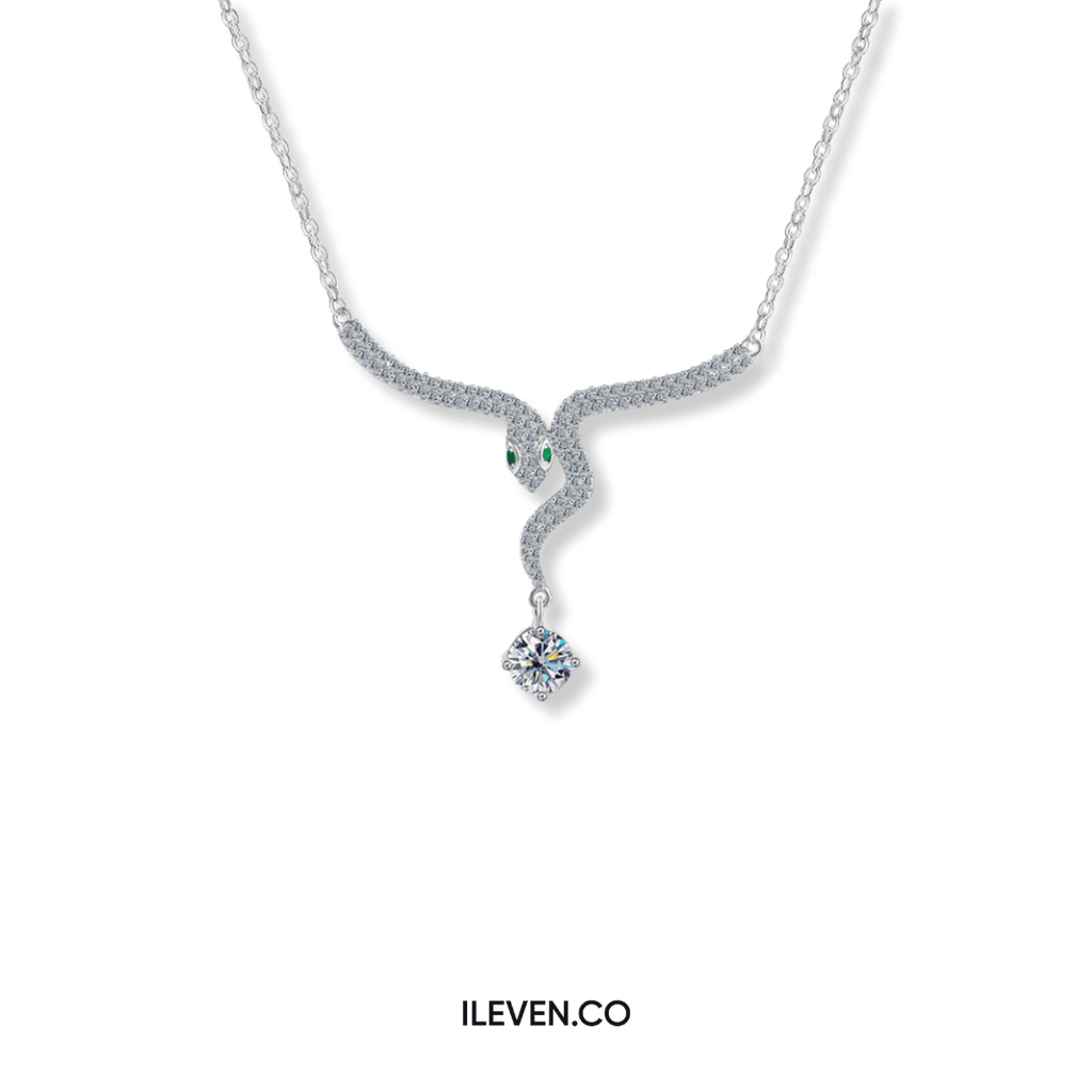 VÒNG CỔ SERPENT ELEGANCE – ĐƯỢC CHẾ TẠO BẰNG BẠC STERLING VỚI TRIPLESHIELD™