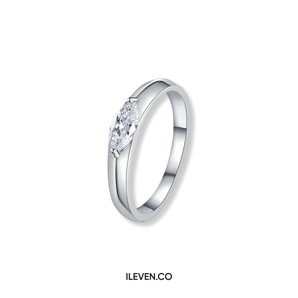 MOONLIT MARQUISE RING – CRAFTED IN STERLING SILVER