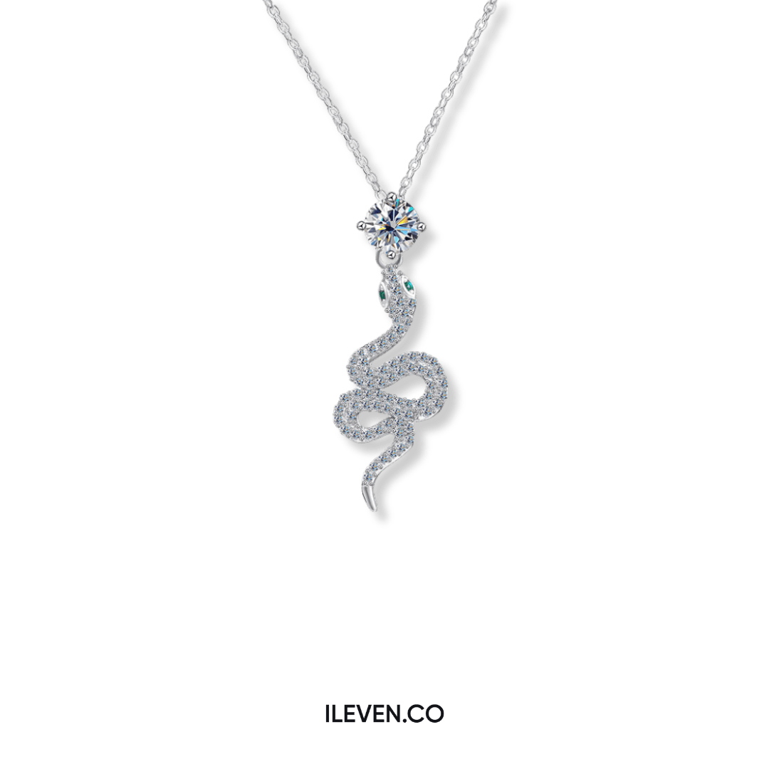 SERPENT GRACE NECKLACE – CRAFTED IN STERLING SILVER