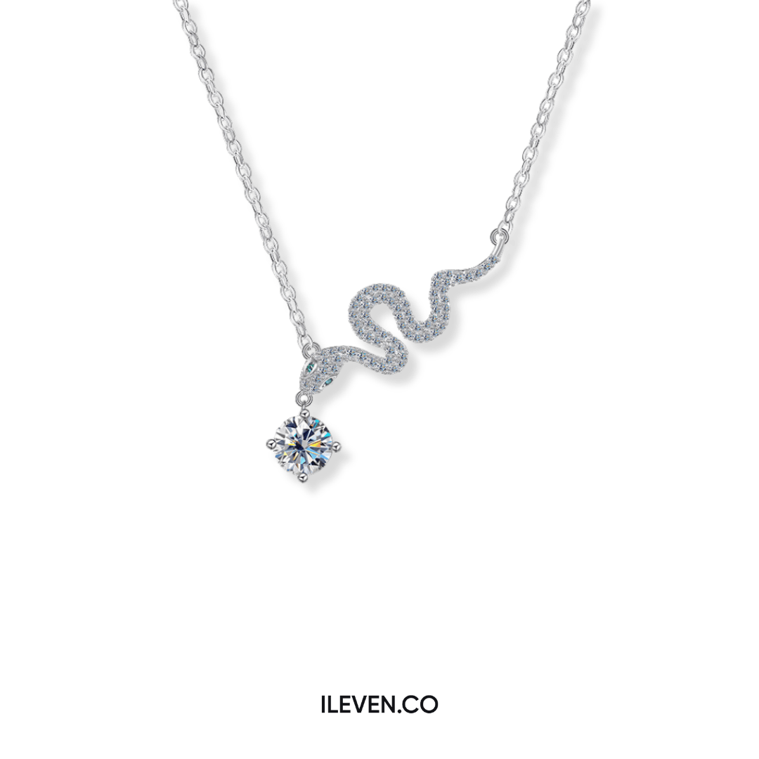 SERPENTINE GRACE NECKLACE – CRAFTED IN STERLING SILVER