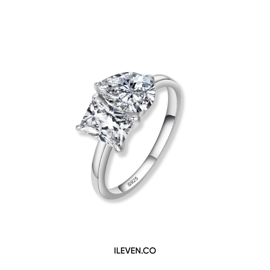 HARMONY WHITE RING – CRAFTED IN STERLING SILVER