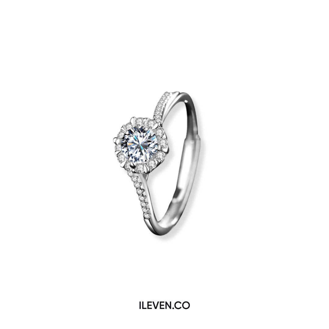 LUSTROUS HEART RING – CRAFTED IN STERLING SILVER