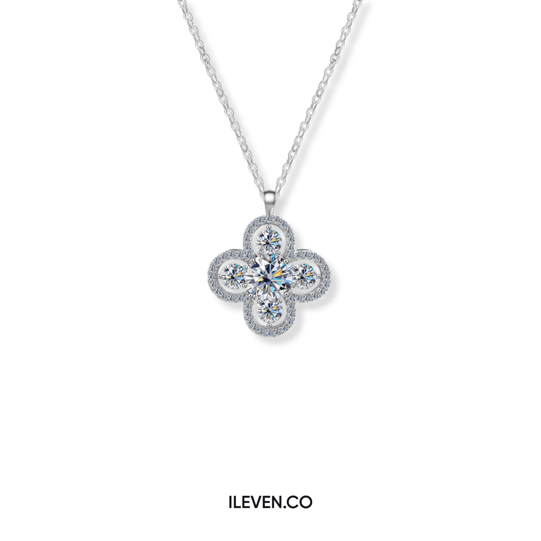 LUMINA CLOVER NECKLACE – CRAFTED IN STERLING SILVER