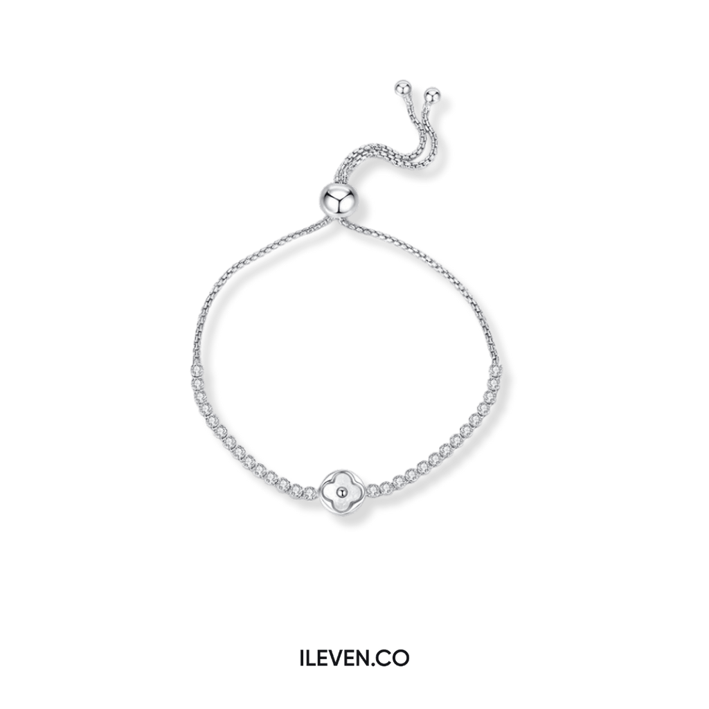 VÒNG TAY HOA MAY MẮN - ĐƯỢC CHẾ TẠO BẠC STERLING VỚI TRIPLESHIELD™