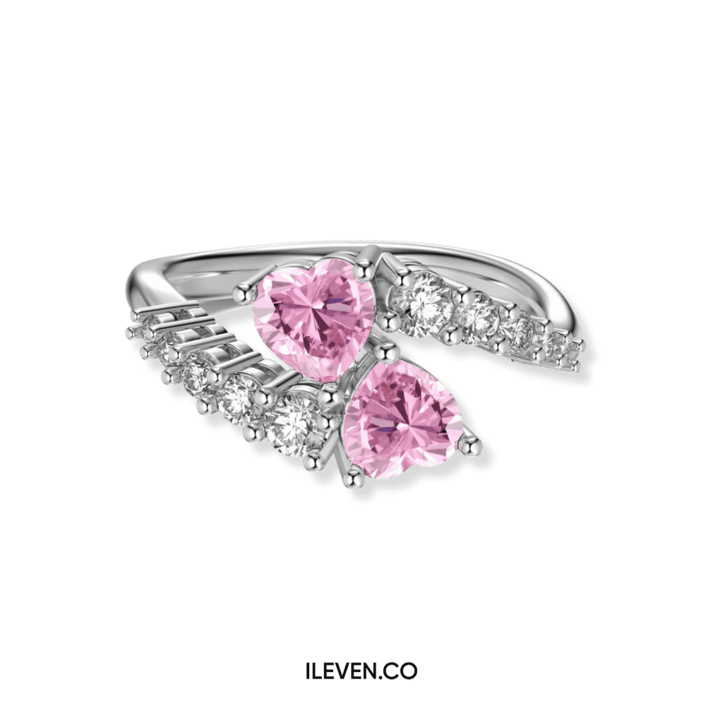 ROMANCE DOU RING – CRAFTED IN STERLING SILVER