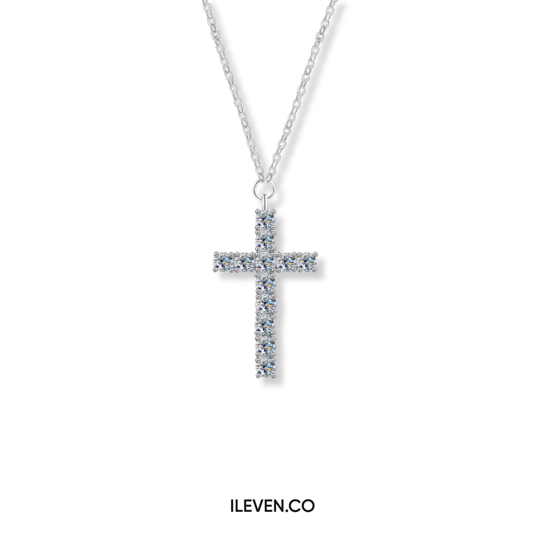 DIVINE CROSS NECKLACE – CRAFTED IN STERLING SILVER