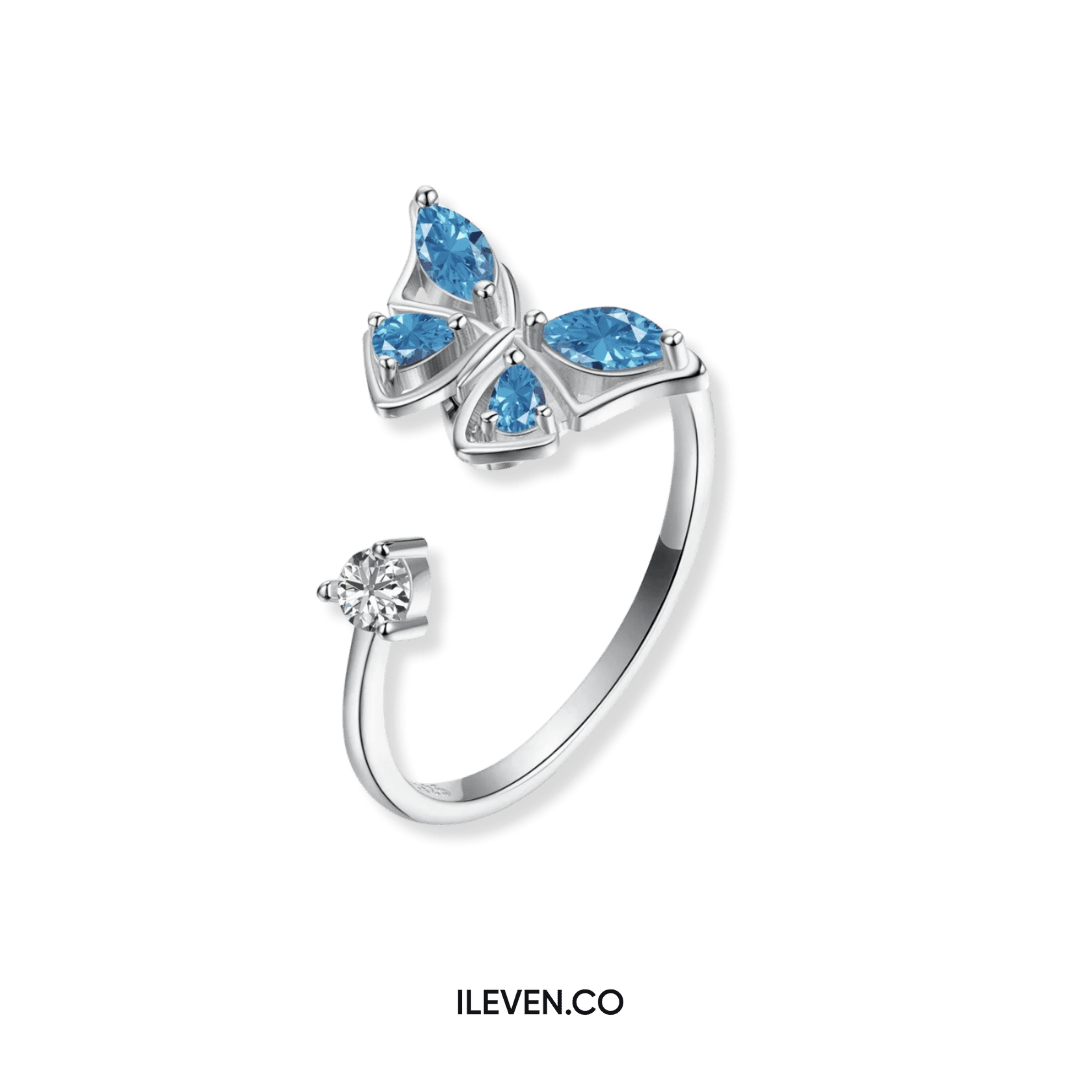 BUTTERFLY BLE RING – CRAFTED IN STERLING SILVER