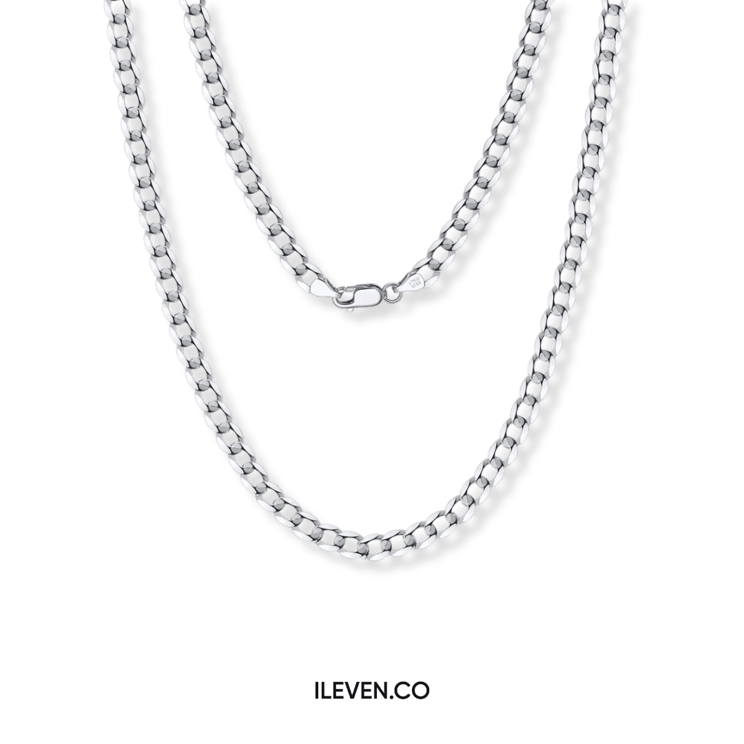 CUBAN CLASSIC CHAIN 5MM - CRAFTED IN STERLING SILVER