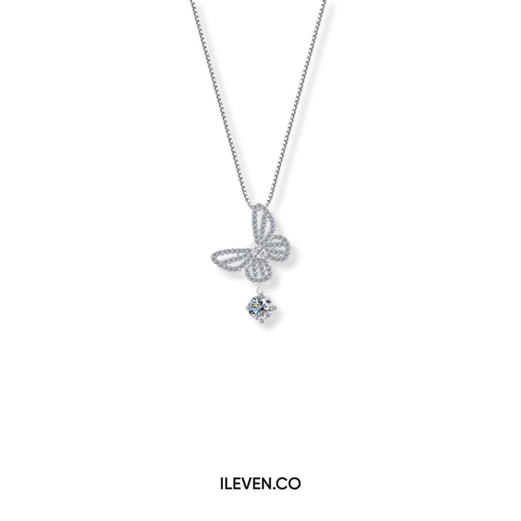 VÒNG CỔ HỒNG QUANG BƯỚM – ĐƯỢC CHẾ TẠO BẠC STERLING VỚI TRIPLESHIELD™