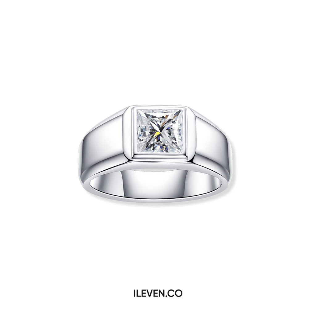 NHẪN MOISSANITE REGAL PRINCE – ĐƯỢC CHẾ TẠO BẠC STERLING VỚI ETERNAGOLD™