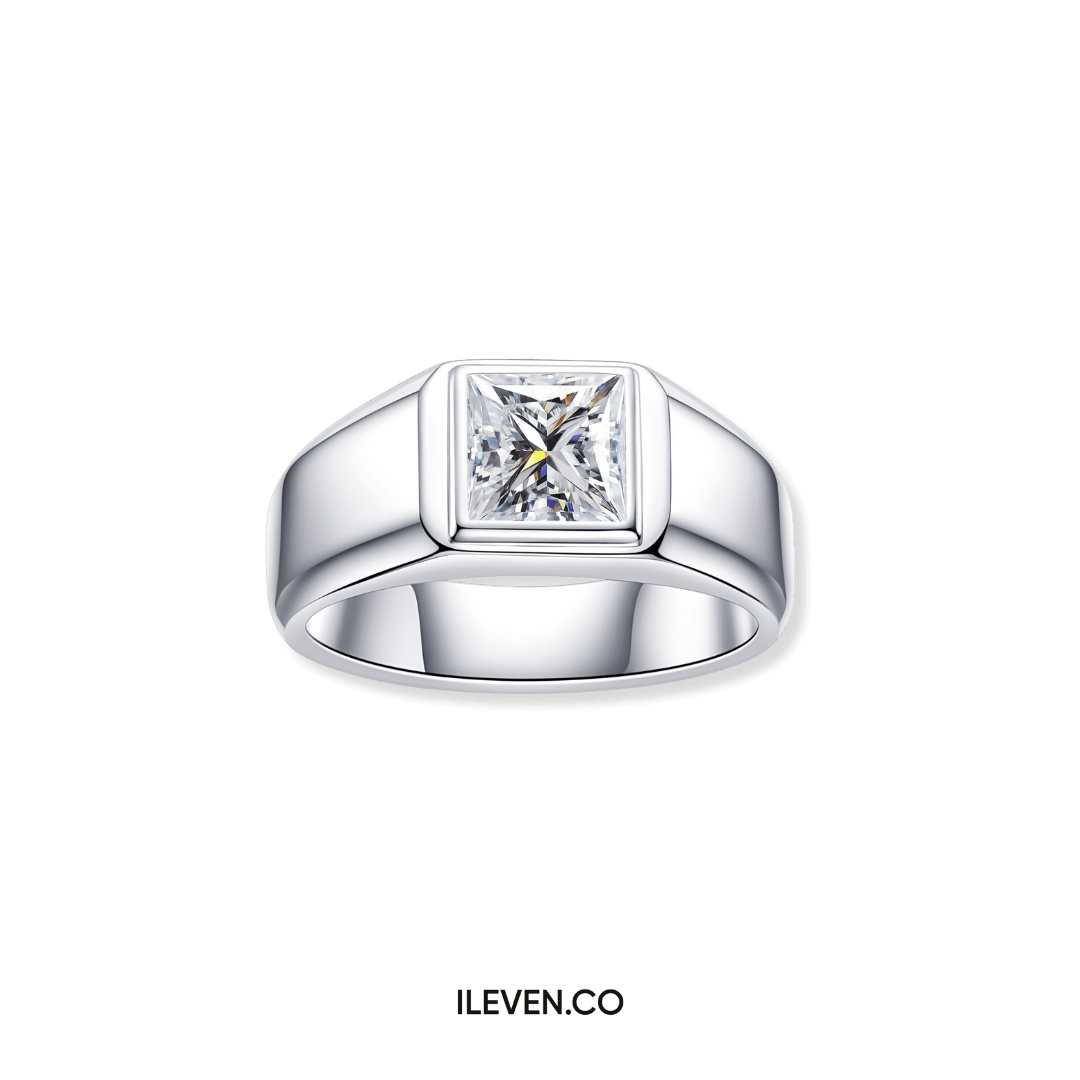 NHẪN MOISSANITE REGAL PRINCE – ĐƯỢC CHẾ TẠO BẠC STERLING VỚI ETERNAGOLD™