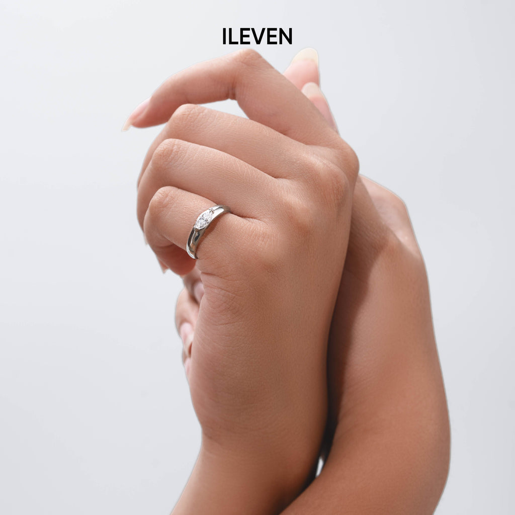 MOONLIT MARQUISE RING – CRAFTED IN STERLING SILVER