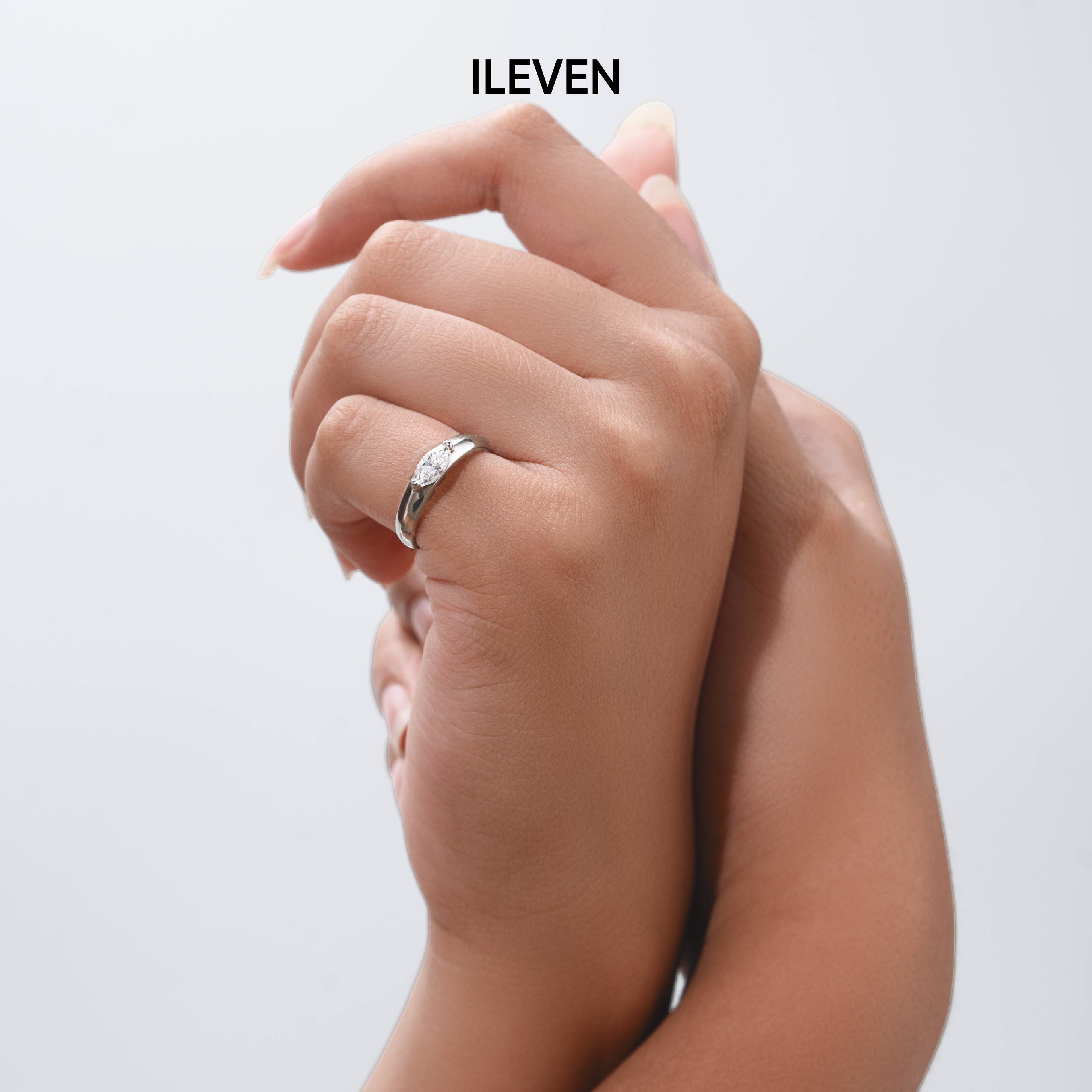 MOONLIT MARQUISE RING – CRAFTED IN STERLING SILVER