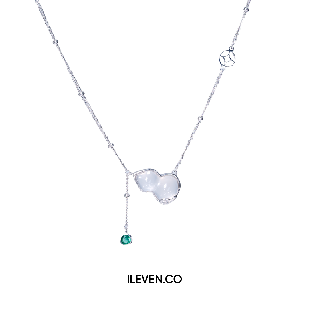 HARMONY GOURD NECKLACE – CRAFTED IN STERLING SILVER WITH TRIPLESHIELD™
