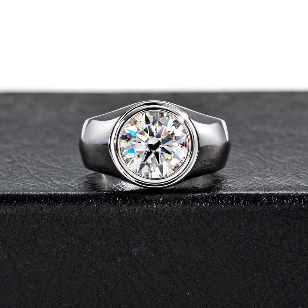 NHẪN AURORA SOLITAIRE – ĐƯỢC CHẾ TẠO BẠC STERLING VỚI ETERNAGOLD™